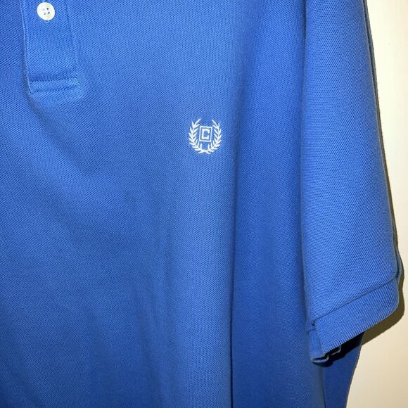 Chaps Est. 1978 Polo Shirt Mens Blue Collared Pullover Golf XXL/TTG/EEG Golf - Picture 3 of 7
